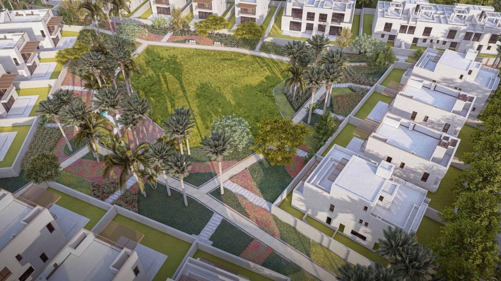O-West landscape architecture master plan Orascom Development Sheikh Zayed